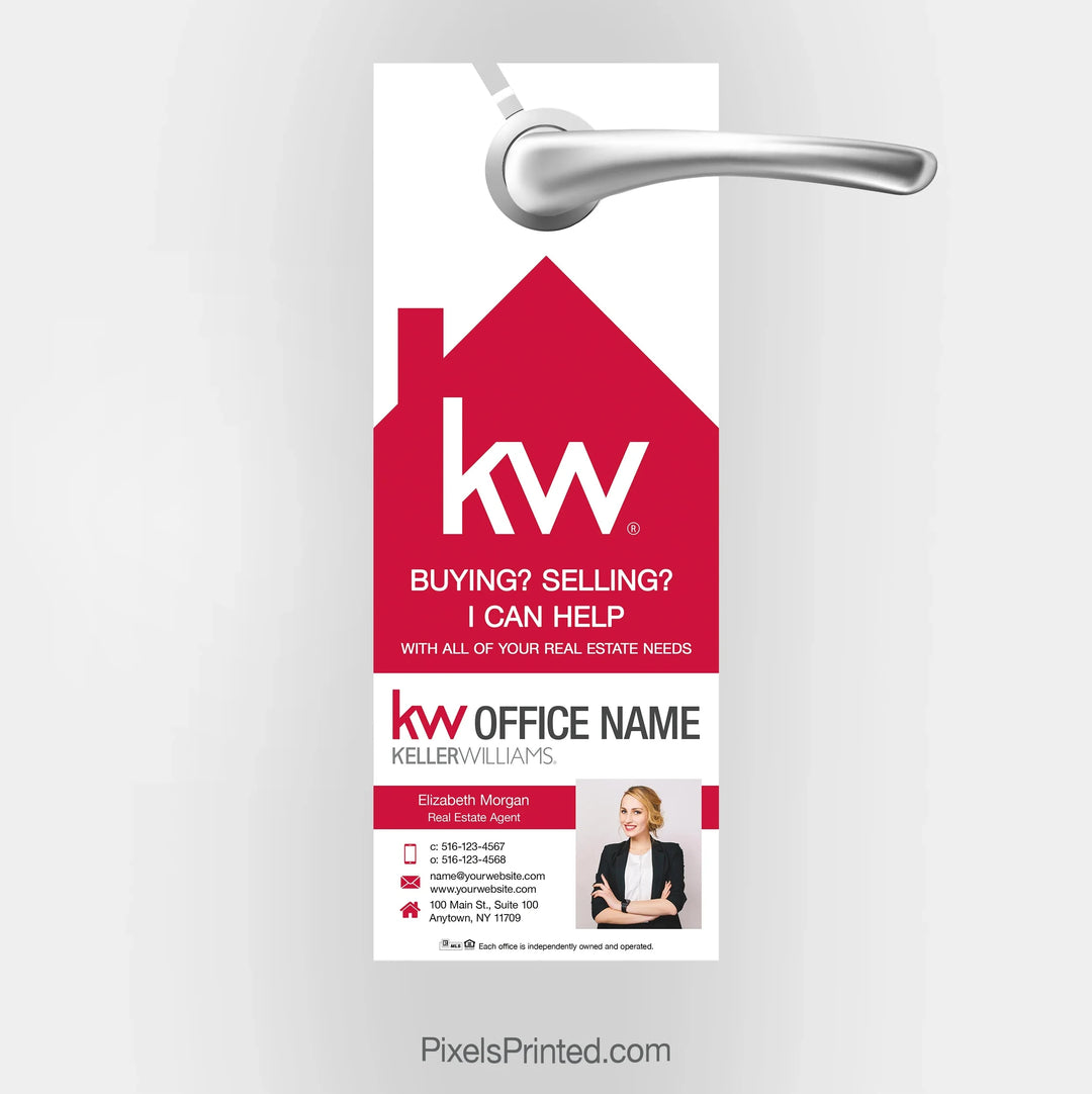 Keller Williams door hangers PixelsPrinted 