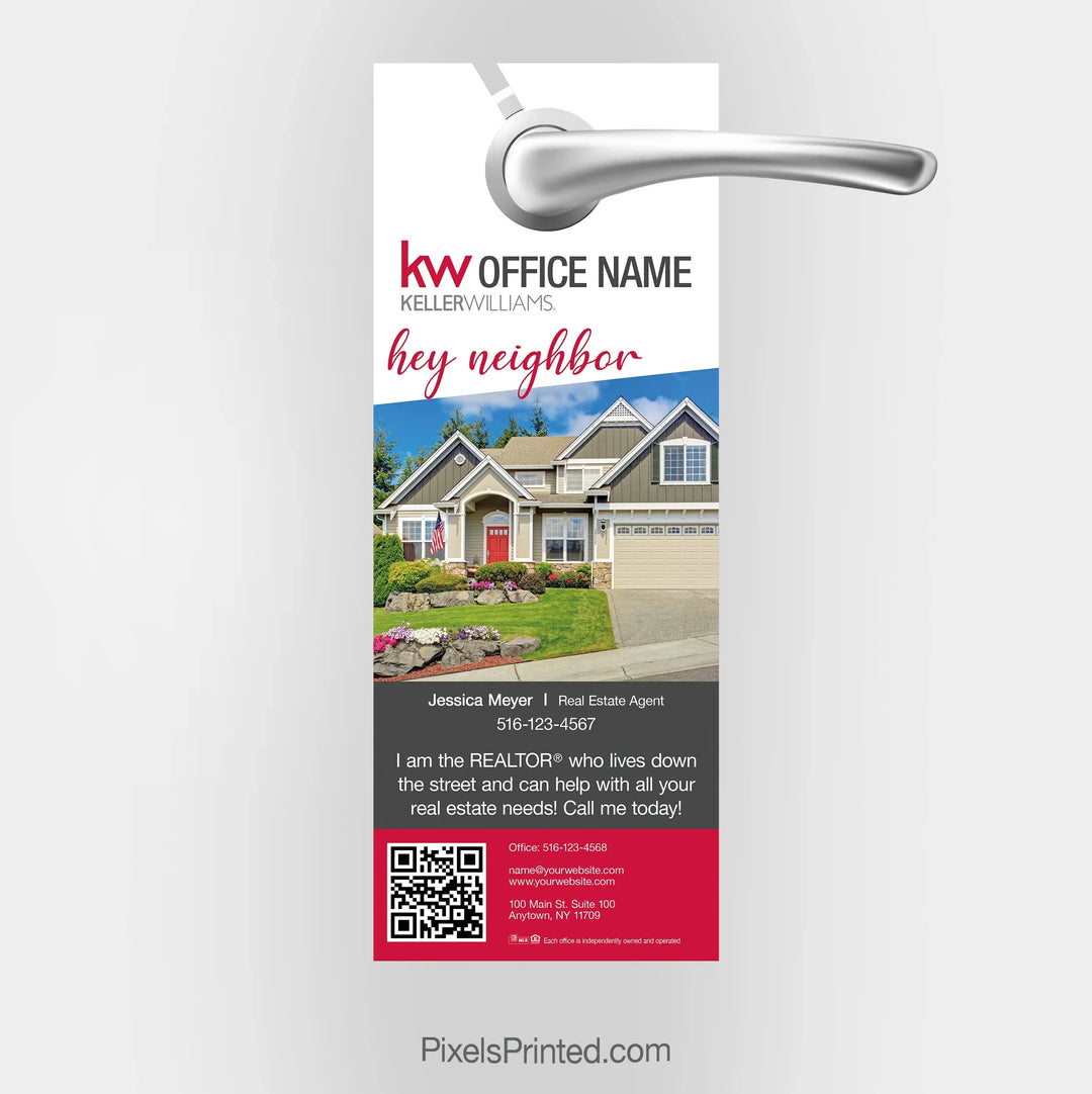 Keller Williams door hangers PixelsPrinted 