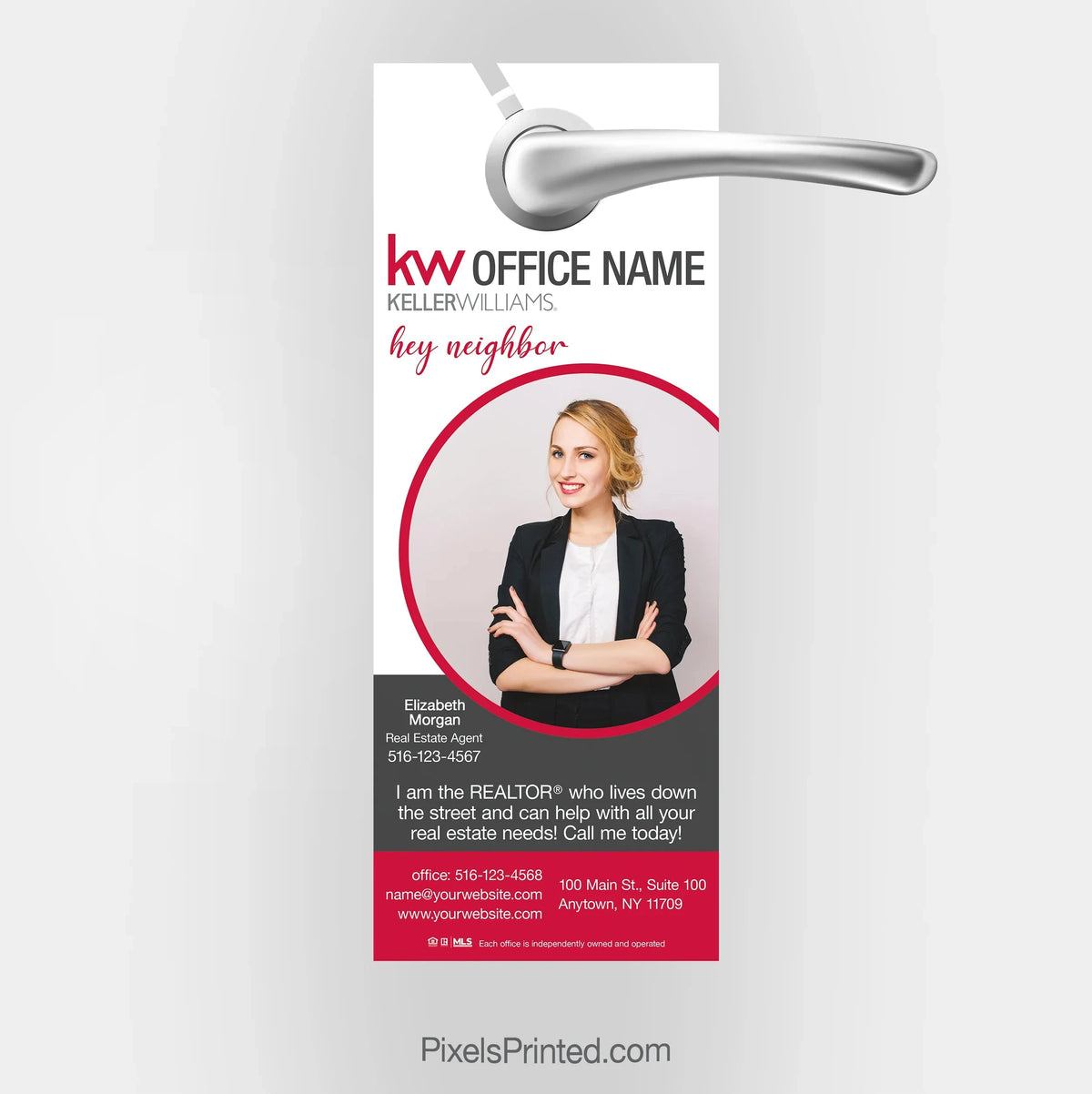 Keller Williams door hangers PixelsPrinted 