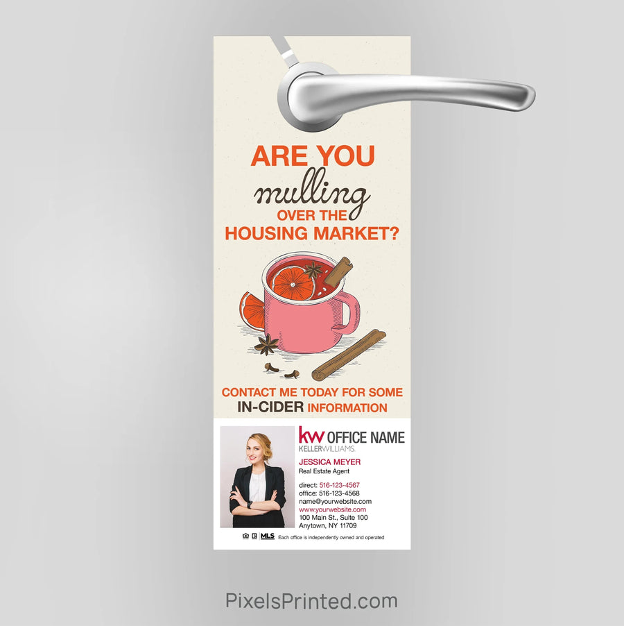 Keller Williams fall autumn door hangers PixelsPrinted 