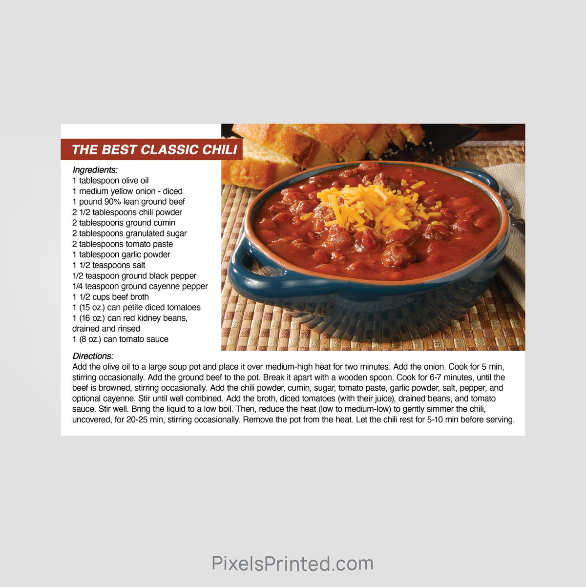 Keller Williams real estate recipe postcards PixelsPrinted 