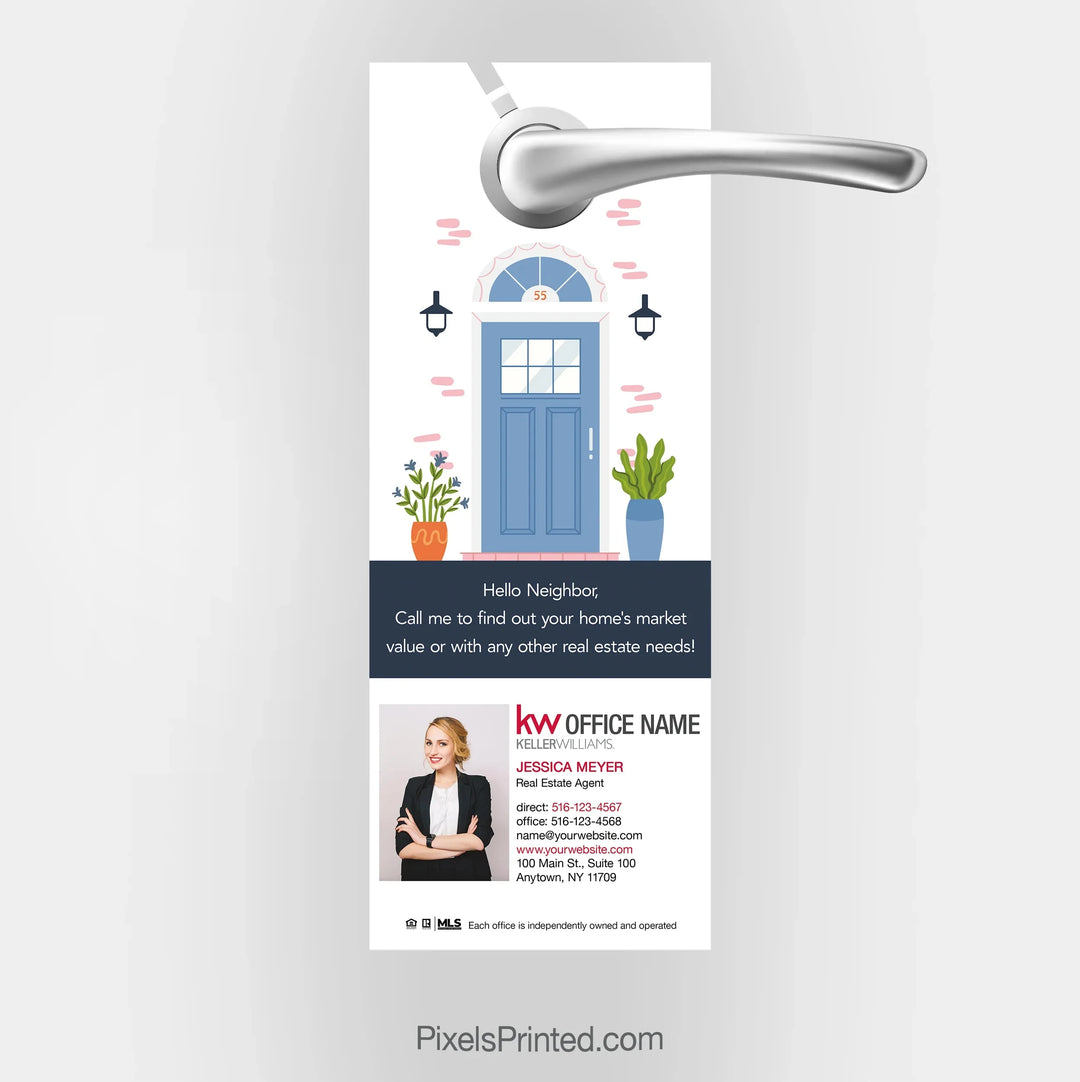 Keller Williams spring market door hangers PixelsPrinted 