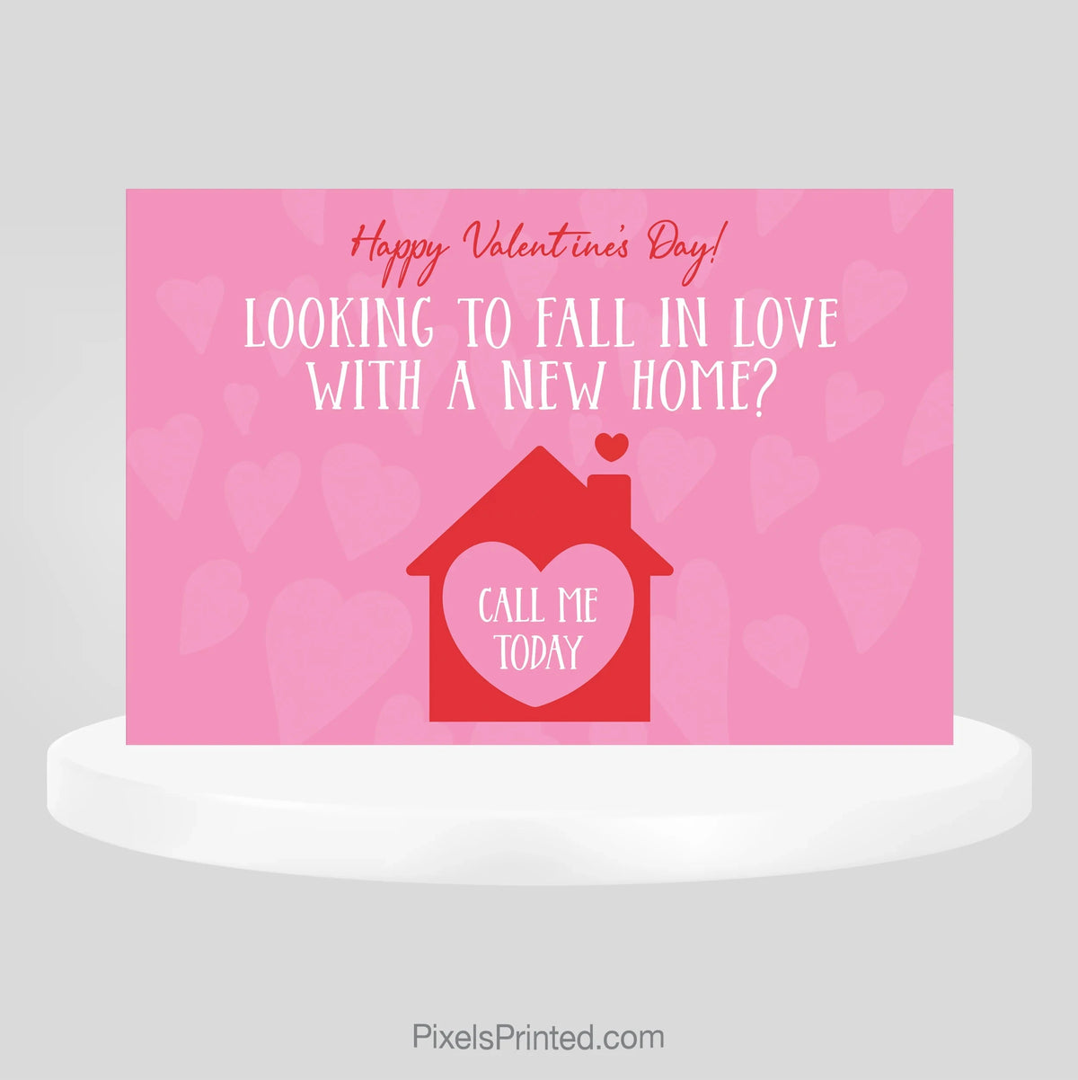 Keller Williams Valentine’s Day new home real estate postcard PixelsPrinted 