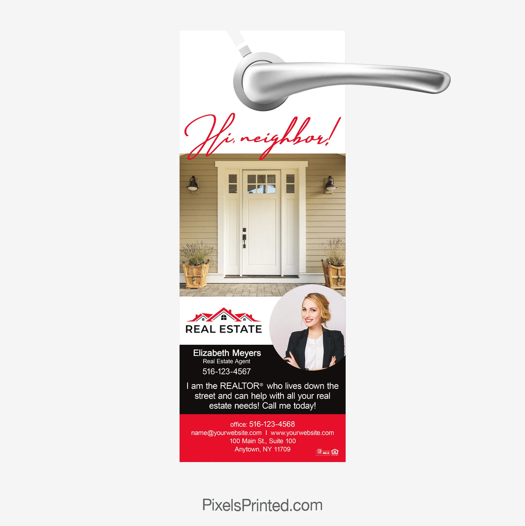 Independent real estate door hangers