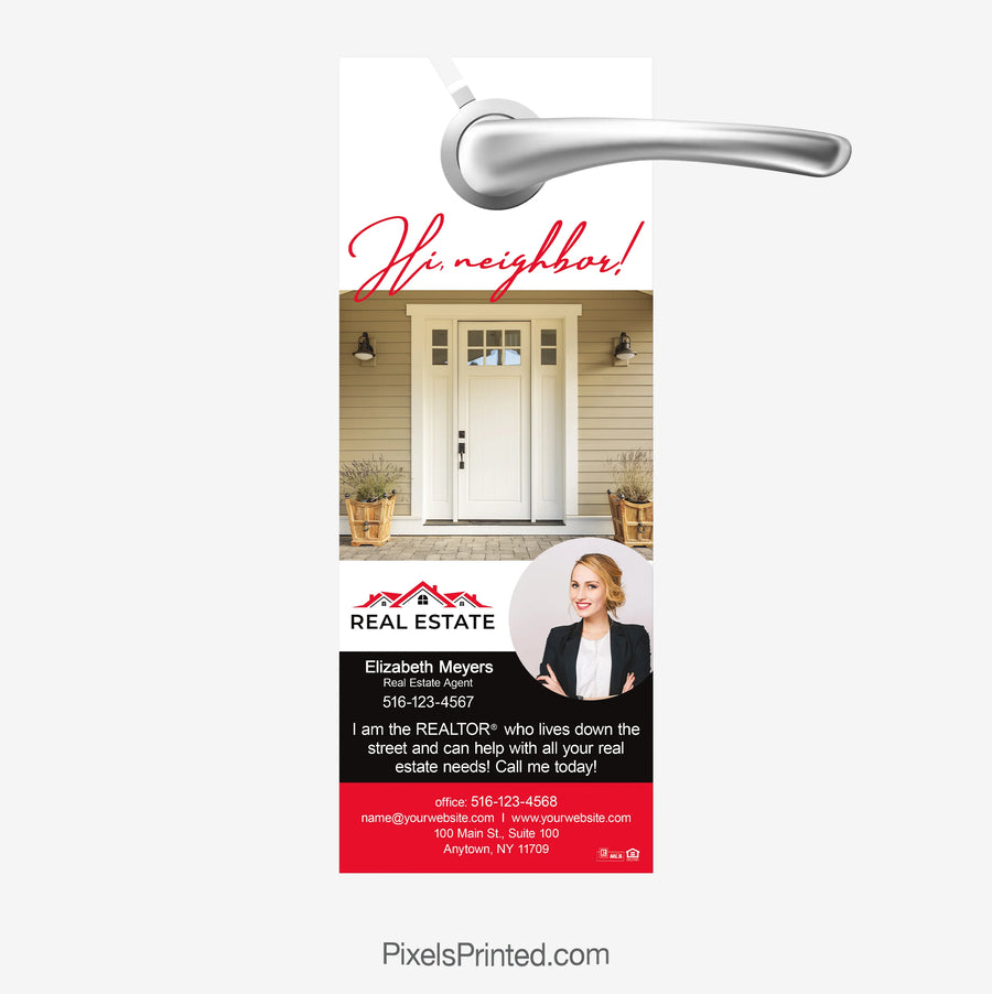 Independent real estate door hangers