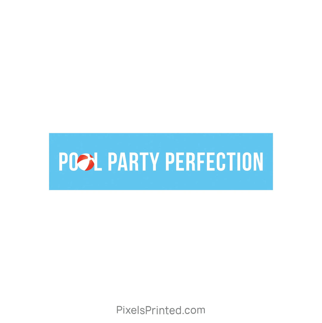 pool party perfection real estate sign riders PixelsPrinted 