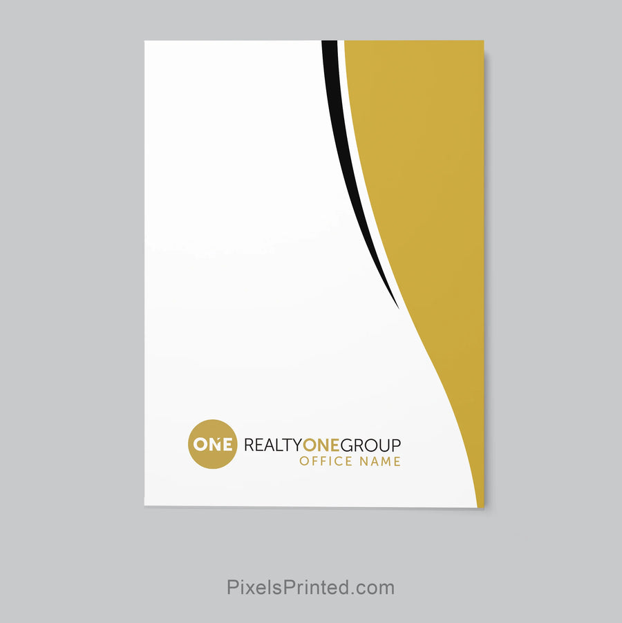 Realty ONE Group transaction presentation folder for contracts, offers, disclosures and client documents.