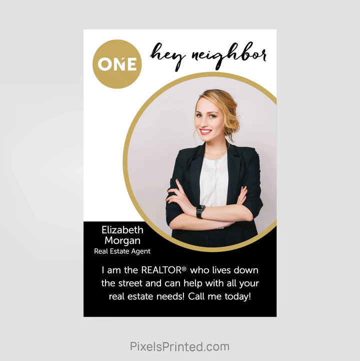 Realty One Group agent announcement postcards PixelsPrinted 