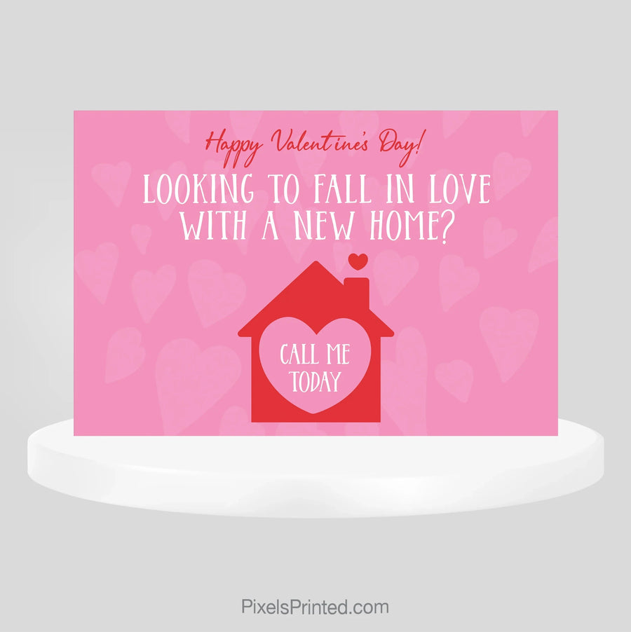 Realty One Group Fall In Love With A New Home | Valentine's Real Estate Mailer PixelsPrinted 