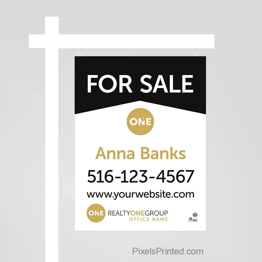 Realty ONE Group for sale sign panels sign panels PixelsPrinted 