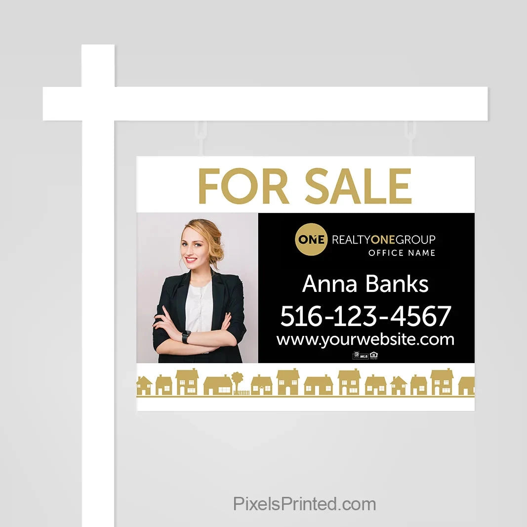 Realty ONE Group for sale sign panels sign panels PixelsPrinted 
