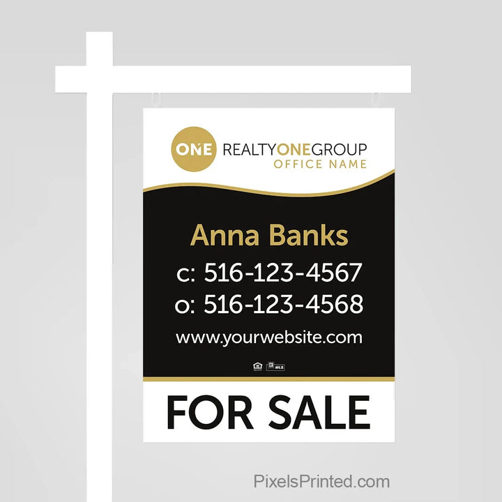 Realty ONE Group for sale sign panels sign panels PixelsPrinted 