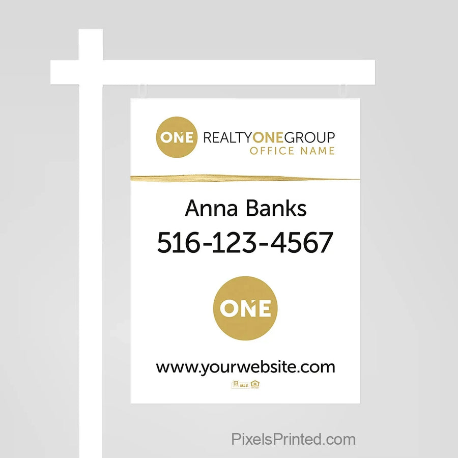 Realty ONE Group for sale sign panels sign panels PixelsPrinted 