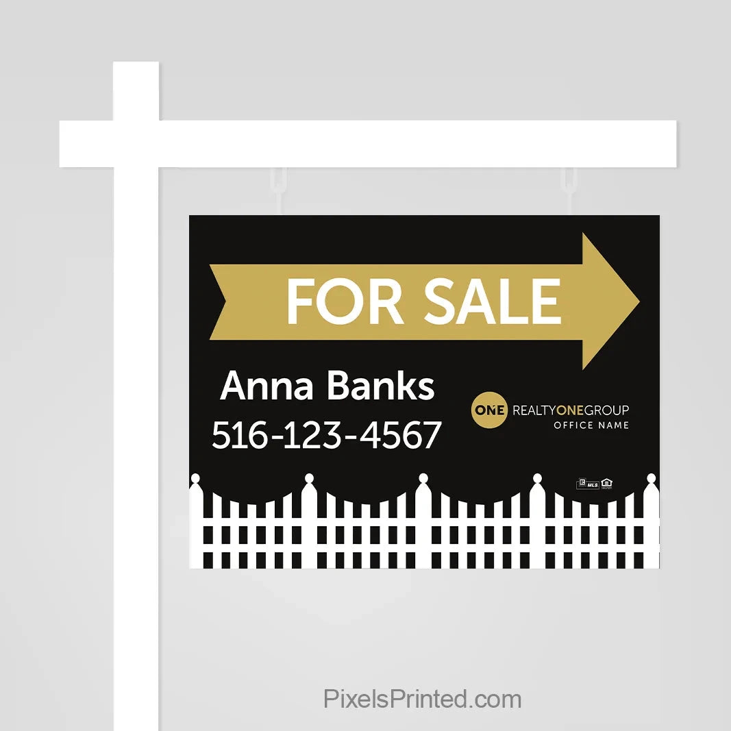 Realty ONE Group for sale sign panels sign panels PixelsPrinted 