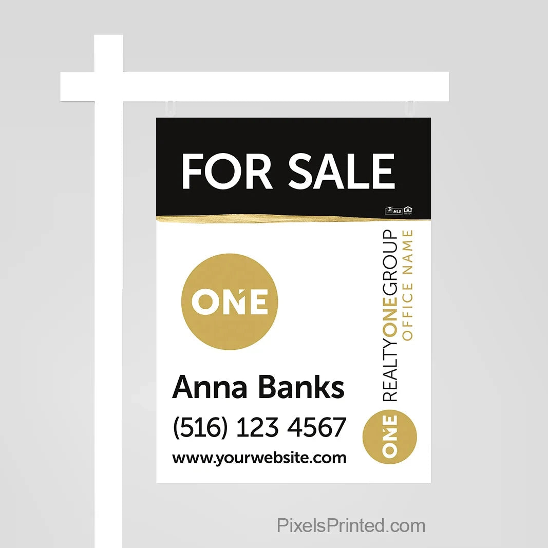 Realty ONE Group for sale sign panels sign panels PixelsPrinted 