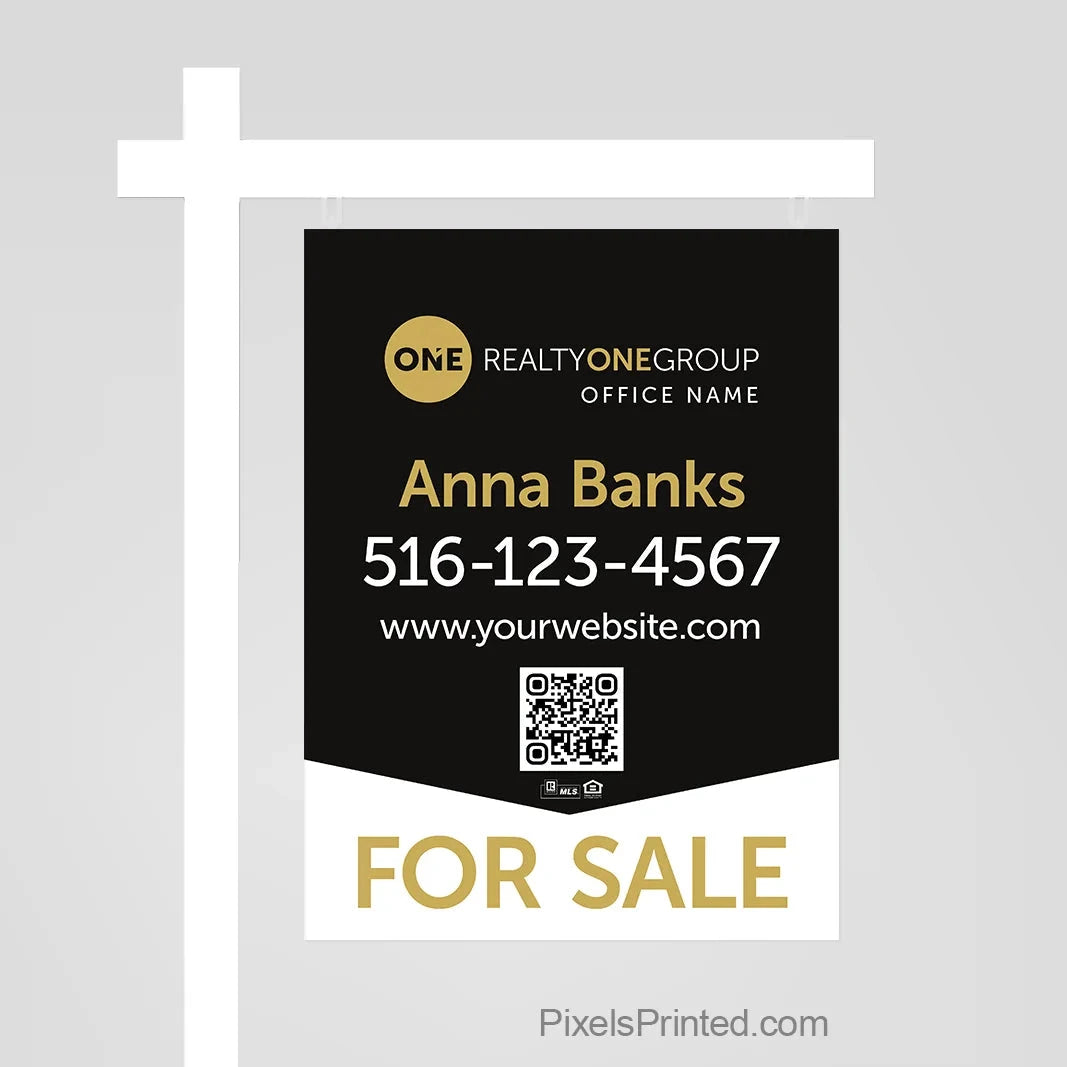 Realty ONE Group for sale sign panels sign panels PixelsPrinted 