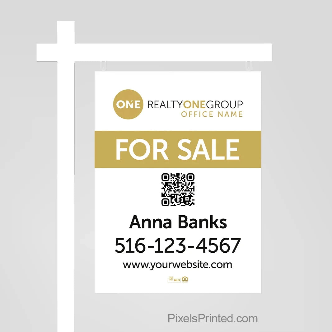 Realty ONE Group for sale sign panels sign panels PixelsPrinted 