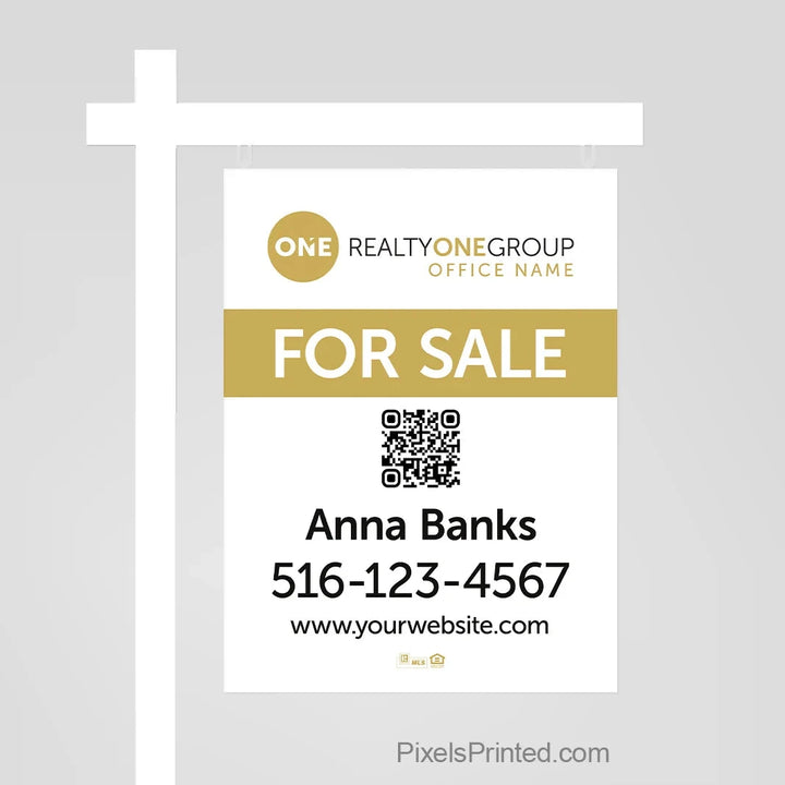 Realty ONE Group for sale sign panels sign panels PixelsPrinted 