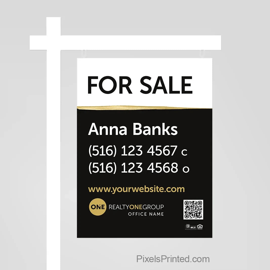 Realty ONE Group for sale sign panels sign panels PixelsPrinted 