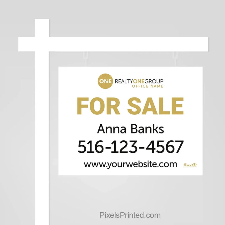 Realty ONE Group for sale sign panels sign panels PixelsPrinted 