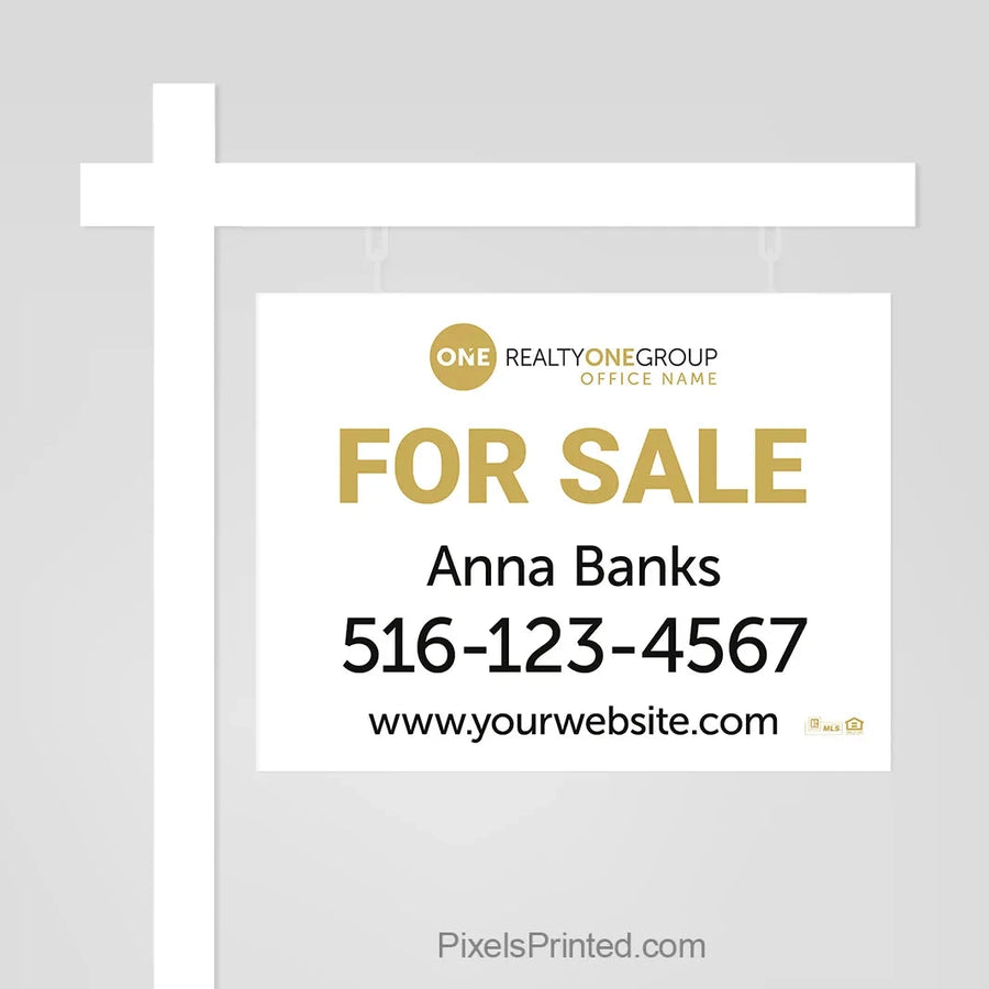 Realty ONE Group for sale sign panels sign panels PixelsPrinted 