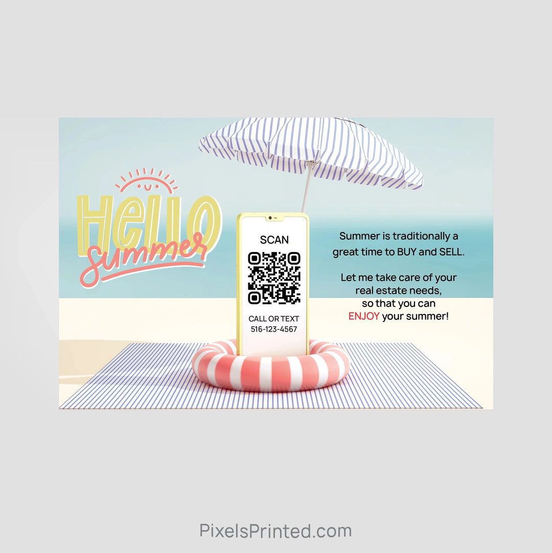 Realty One Group hello summer postcards PixelsPrinted 