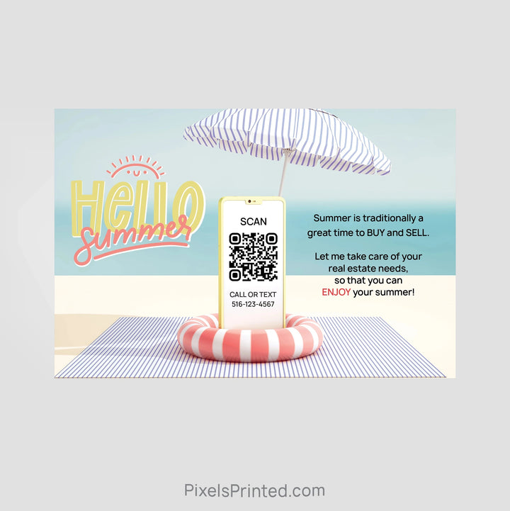 Realty One Group hello summer postcards PixelsPrinted 