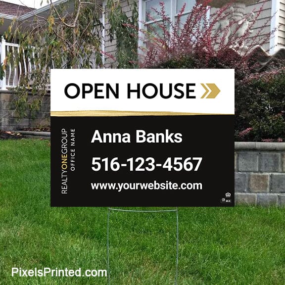 Realty ONE Group open house yard signs – PixelsPrinted
