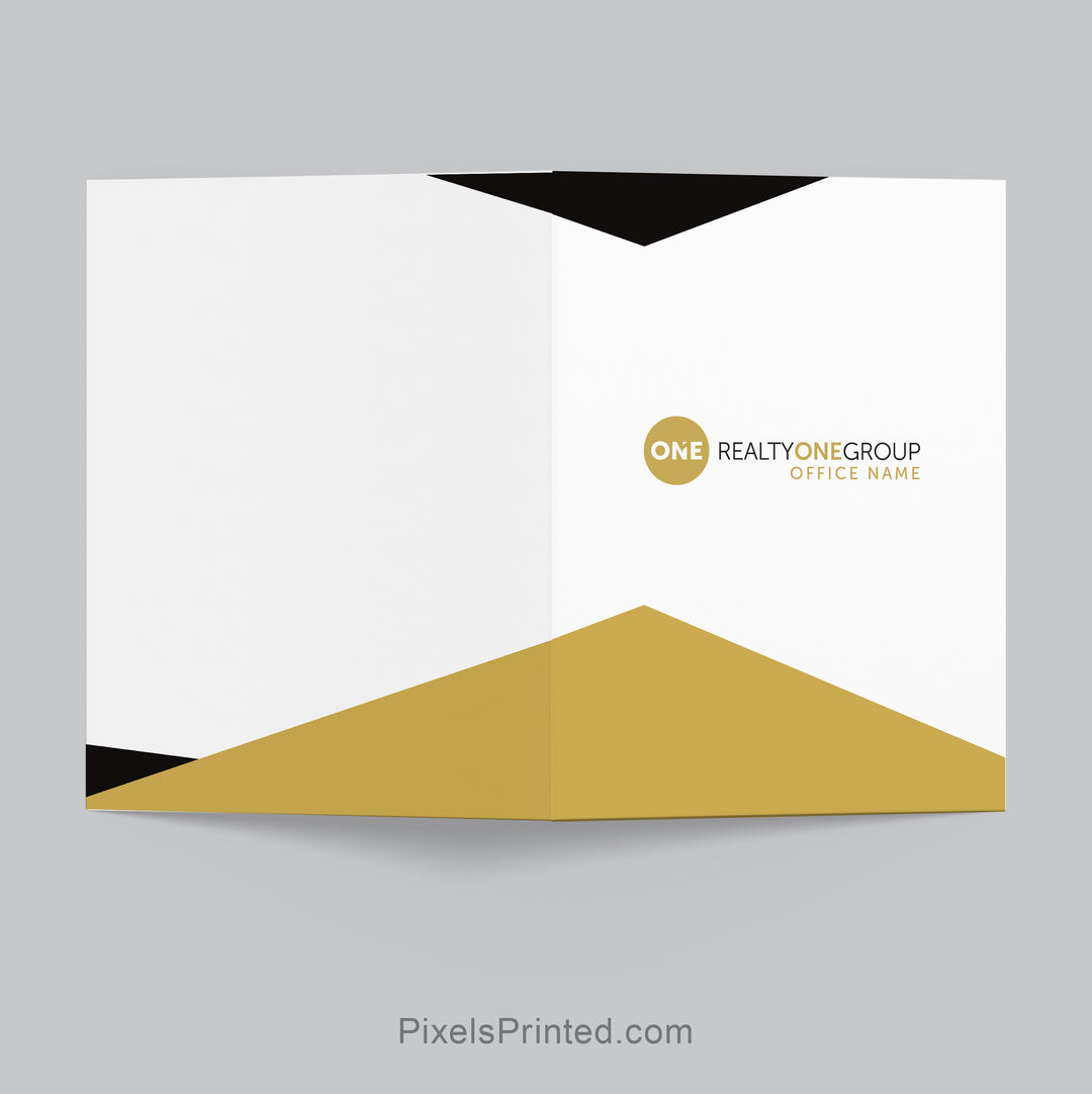 Realty ONE Group real estate listing presentation folders