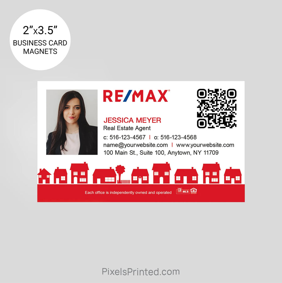 REMAX business card magnets PixelsPrinted 