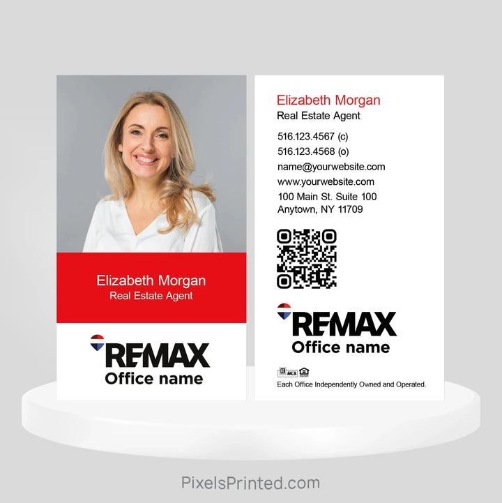 REMAX real estate business cards Business Cards PixelsPrinted 