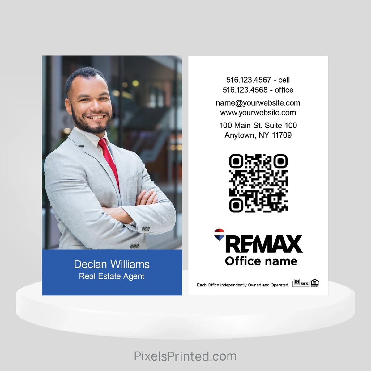 REMAX real estate business cards Business Cards PixelsPrinted 