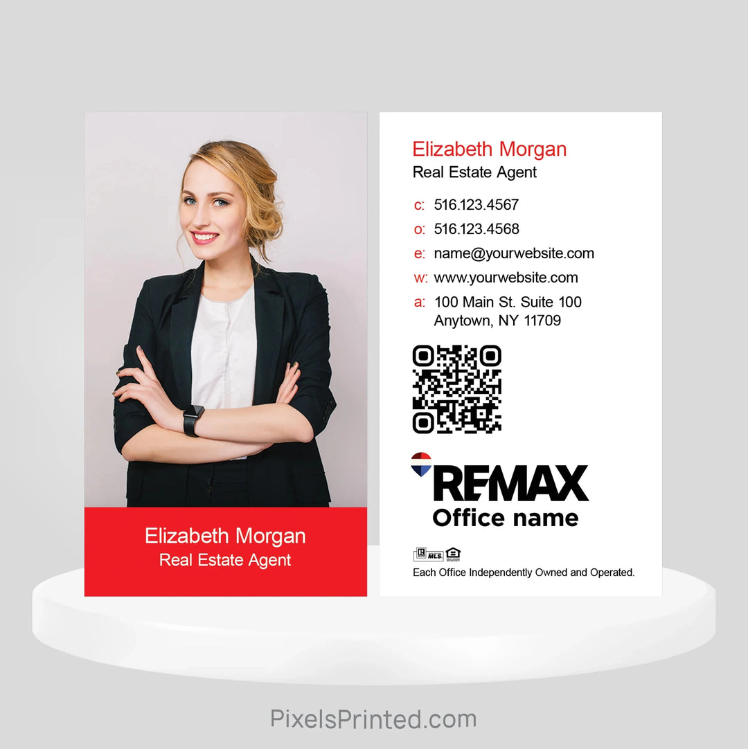 REMAX real estate business cards Business Cards PixelsPrinted 