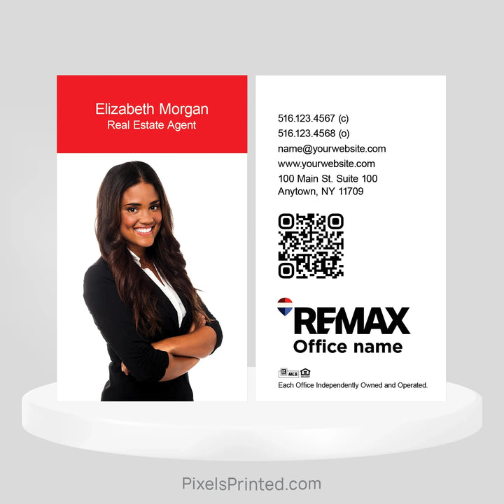 REMAX real estate business cards Business Cards PixelsPrinted 