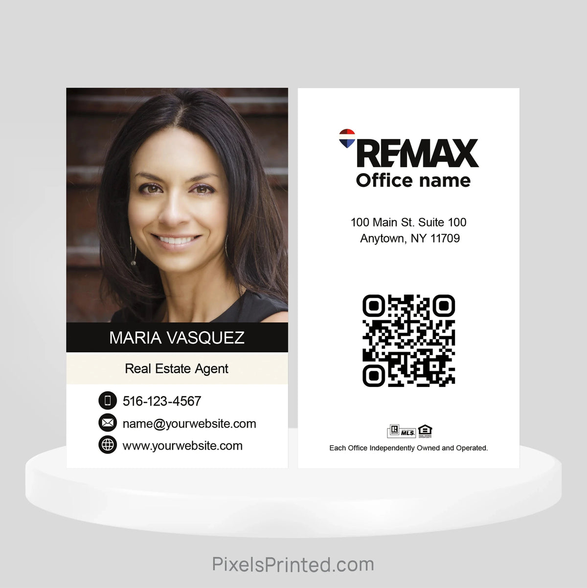 REMAX real estate business cards Business Cards PixelsPrinted 