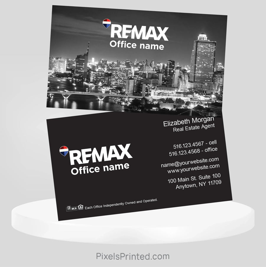 REMAX real estate business cards Business Cards PixelsPrinted 