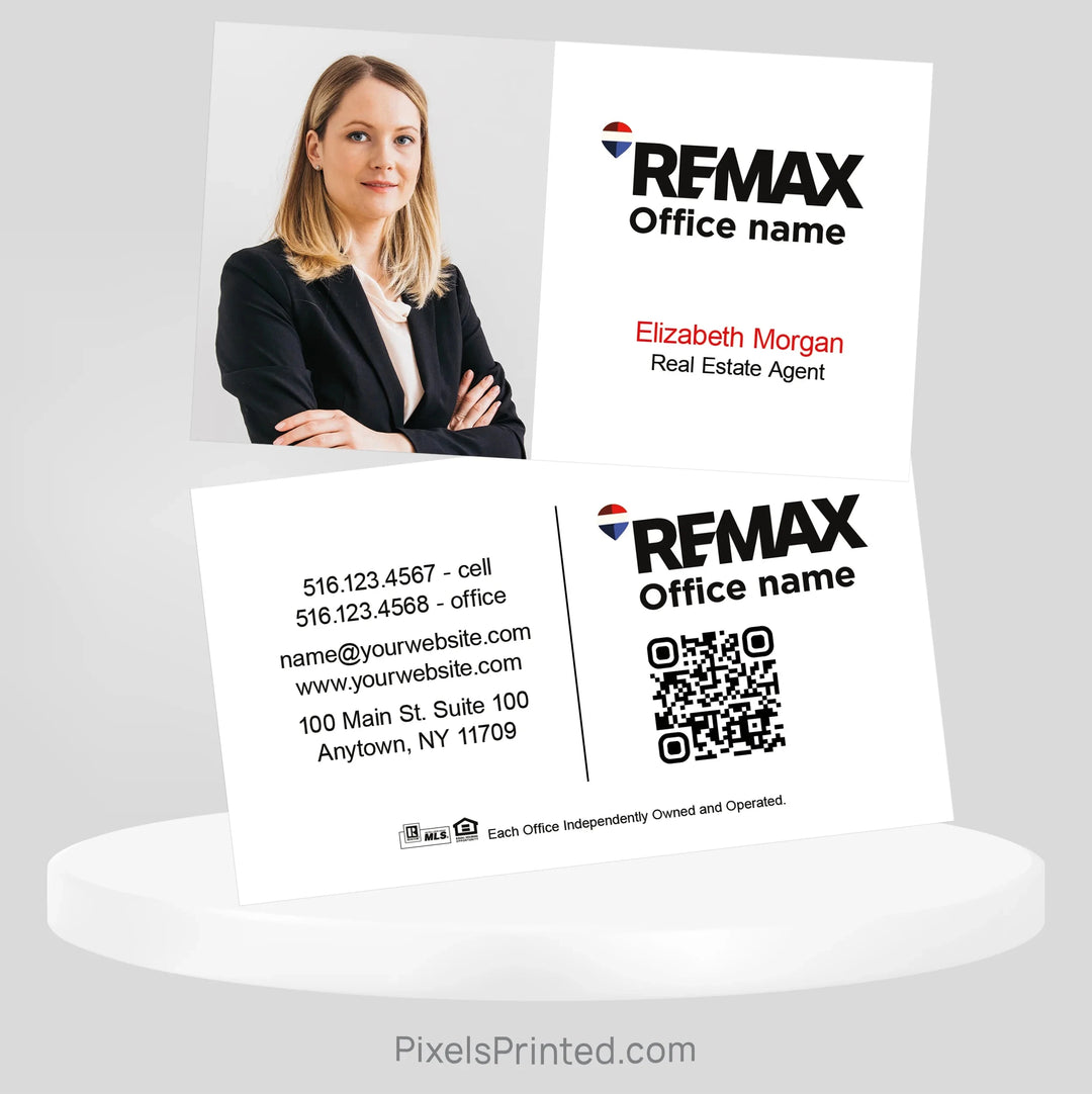 REMAX real estate business cards Business Cards PixelsPrinted 