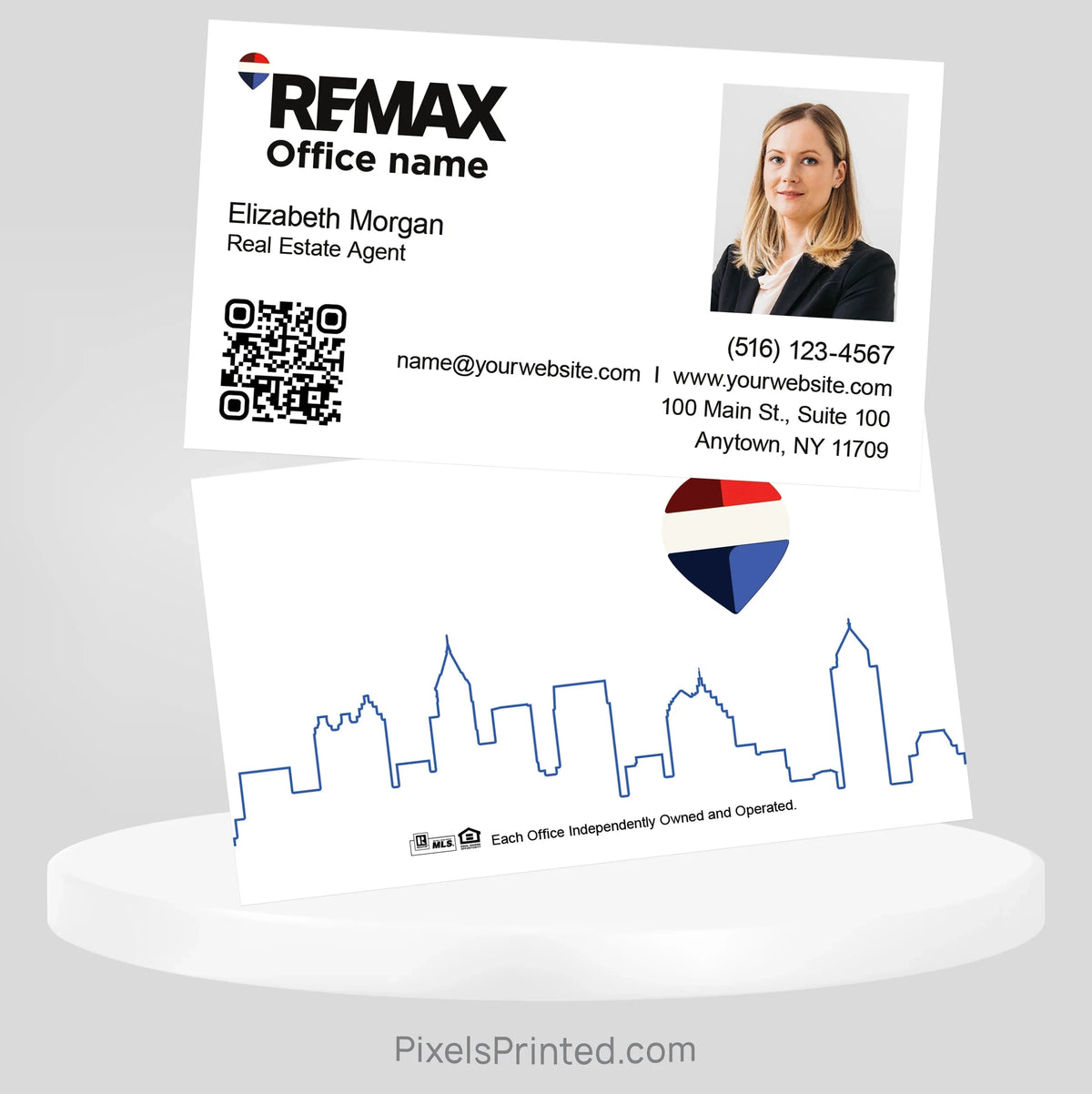 REMAX real estate business cards Business Cards PixelsPrinted 