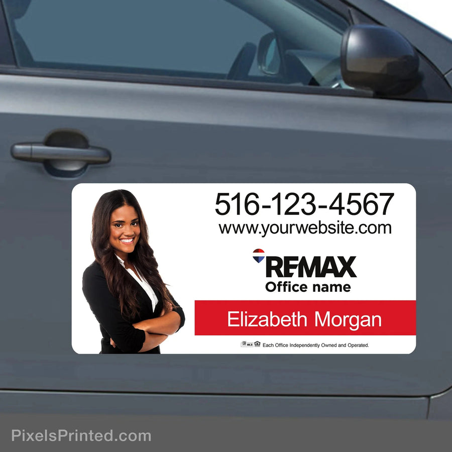REMAX real estate car magnets - 12”x24” vehicle magnets PixelsPrinted 