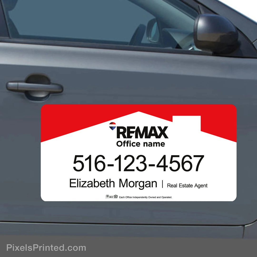 REMAX real estate car magnets - 12”x24” vehicle magnets PixelsPrinted 