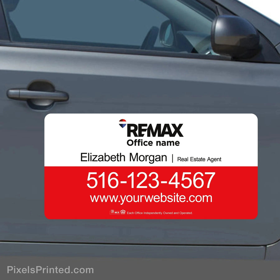 REMAX real estate car magnets - 12”x24” vehicle magnets PixelsPrinted 