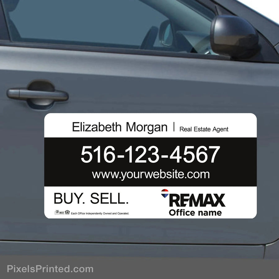 REMAX real estate car magnets - 12”x24” vehicle magnets PixelsPrinted 