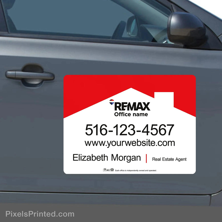 REMAX real estate car magnets - 18”x24” vehicle magnets PixelsPrinted 