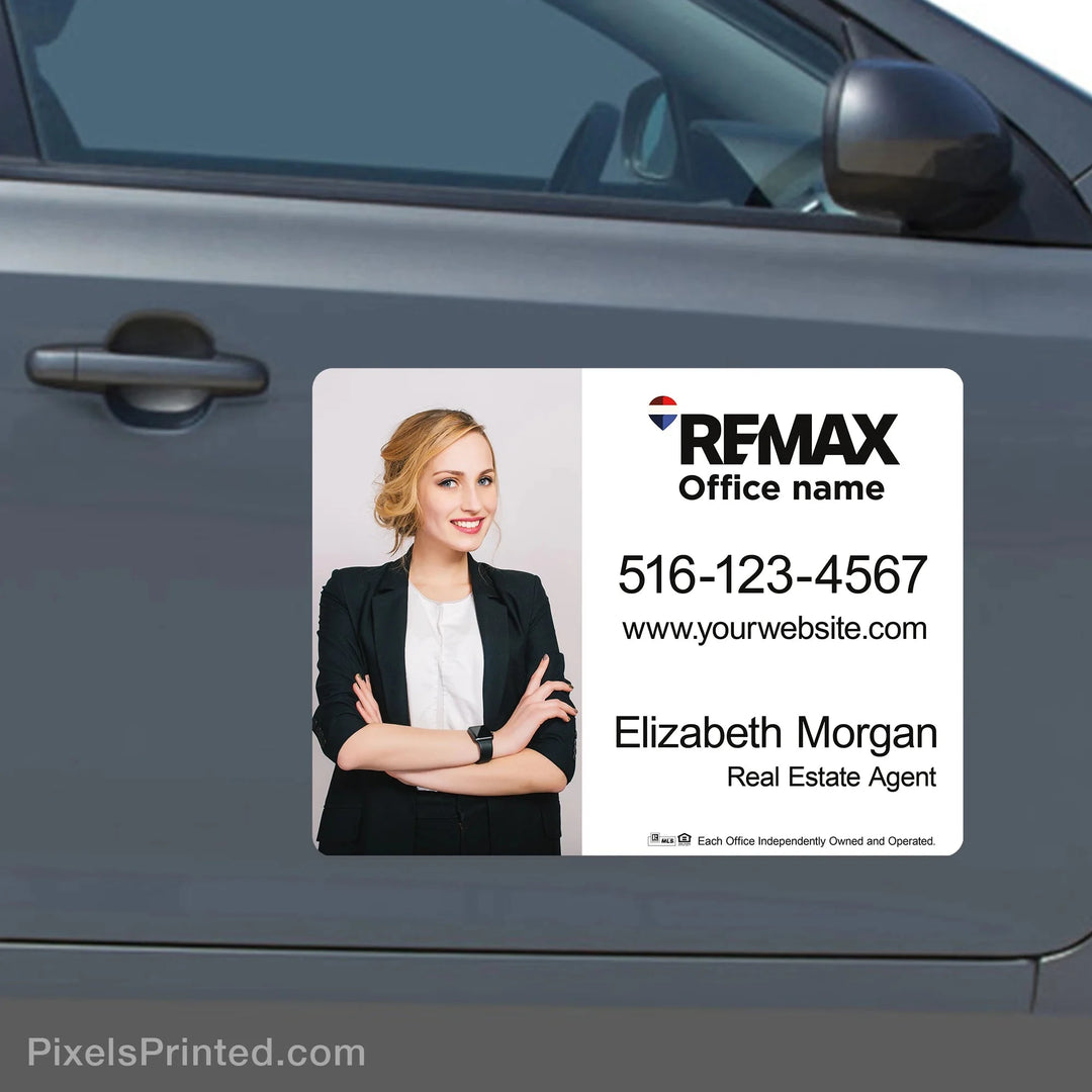 REMAX real estate car magnets - 18”x24” vehicle magnets PixelsPrinted 