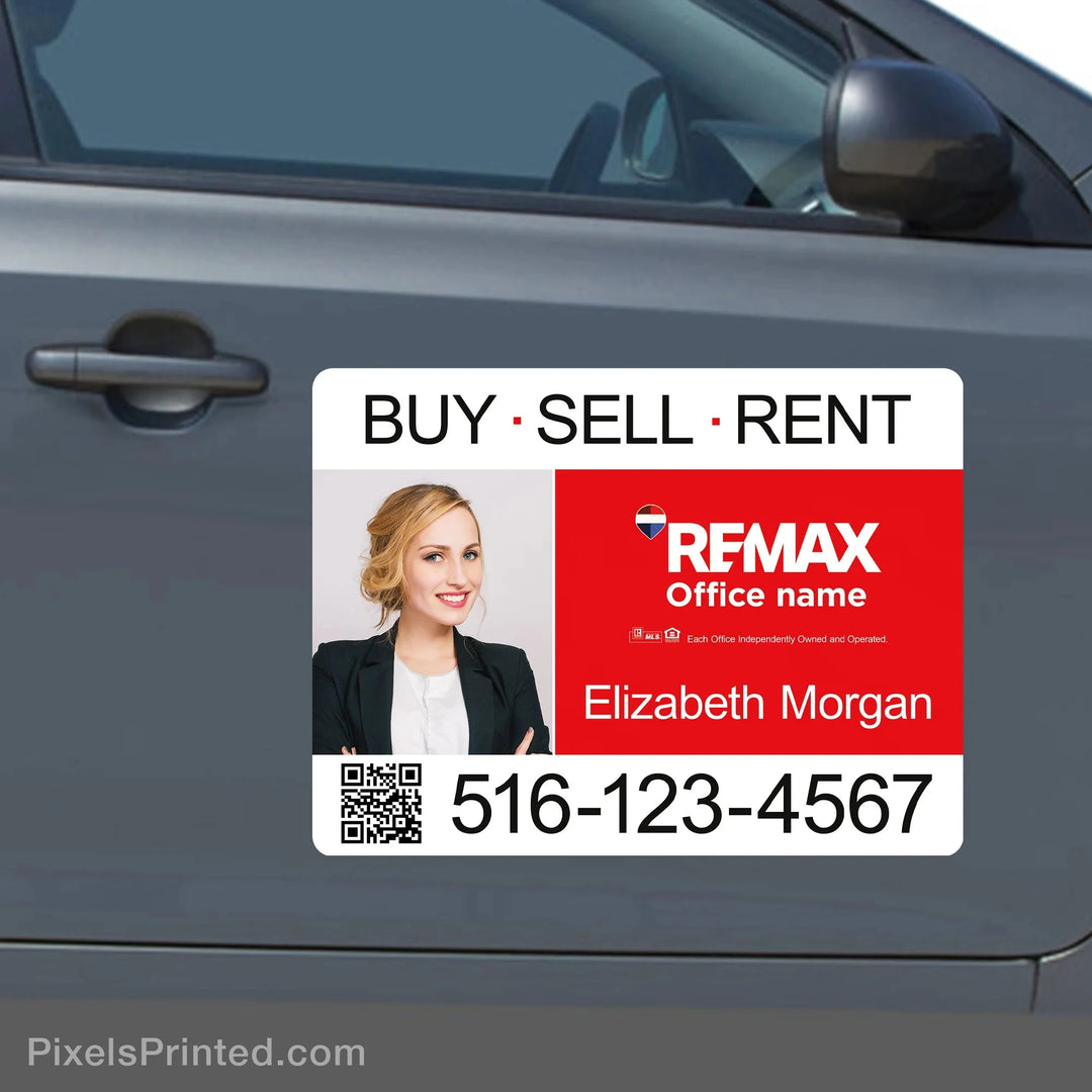 REMAX real estate car magnets - 18”x24” vehicle magnets PixelsPrinted 