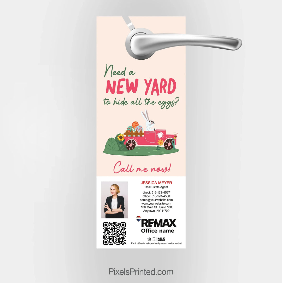 REMAX real estate Easter door hangers PixelsPrinted 