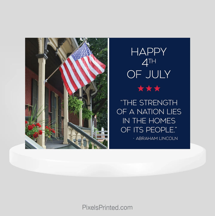 REMAX real estate Fourth of July postcards PixelsPrinted 