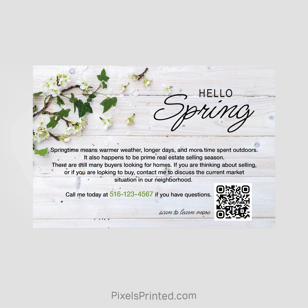 REMAX real estate hello spring postcards PixelsPrinted 