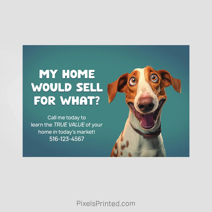 REMAX real estate home valuation postcards PixelsPrinted 