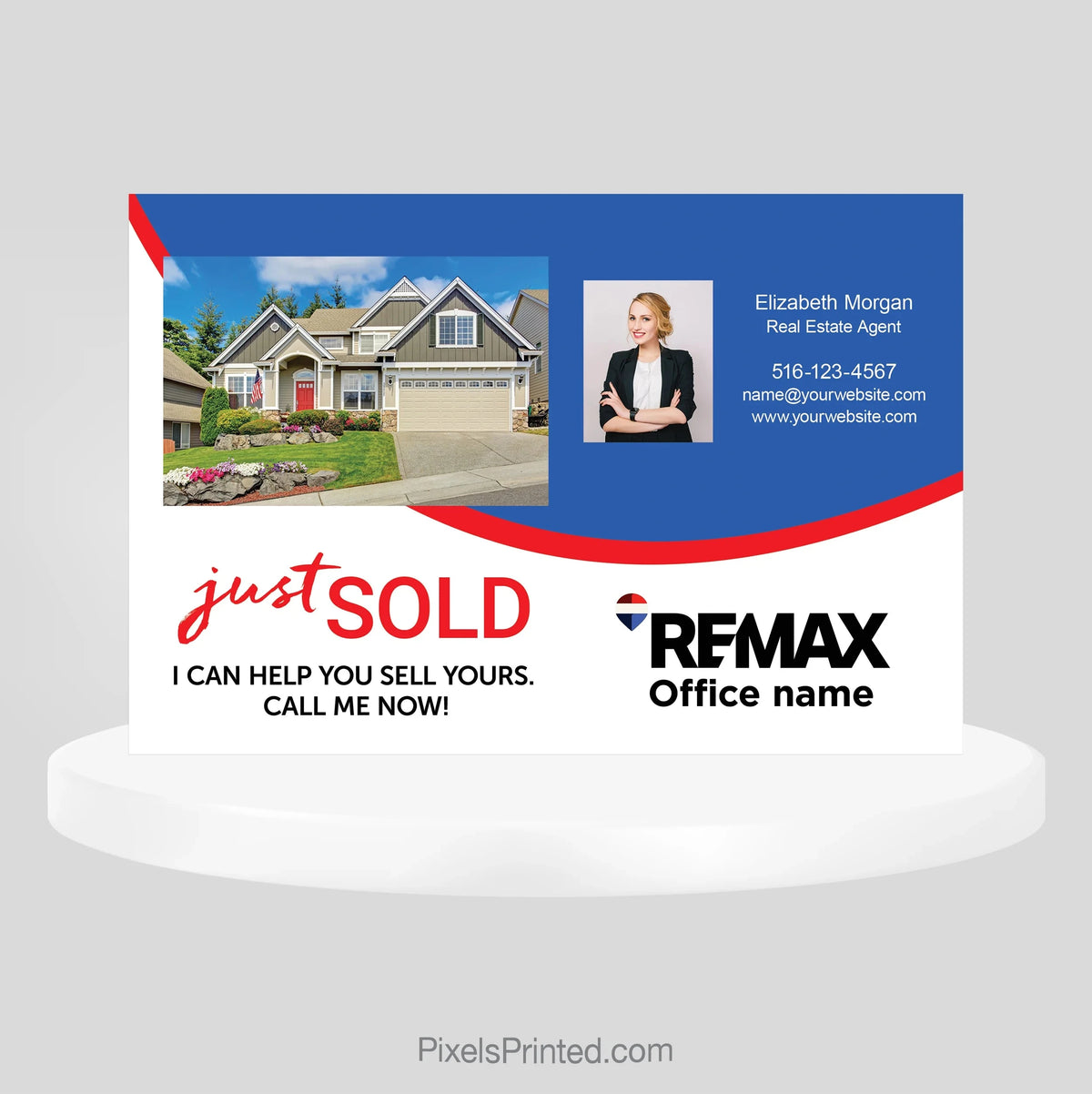 REMAX real estate just sold postcards PixelsPrinted 